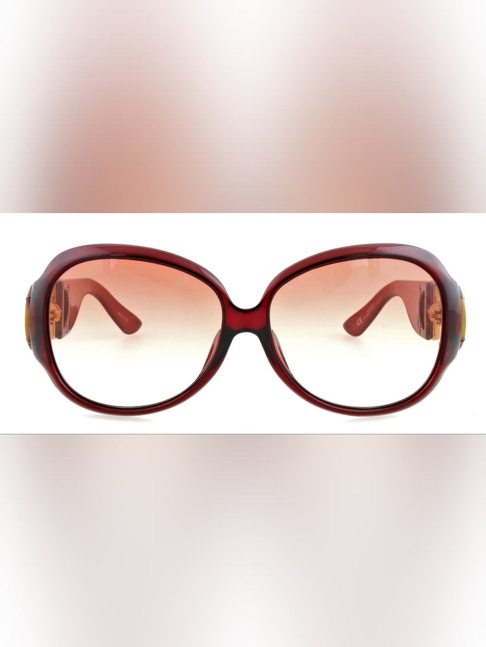 Gucci Women's Oversized Horsebit Gradient Sunglasses